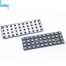 LED Backlight Silicone Rubber Keypad Carbon Pills